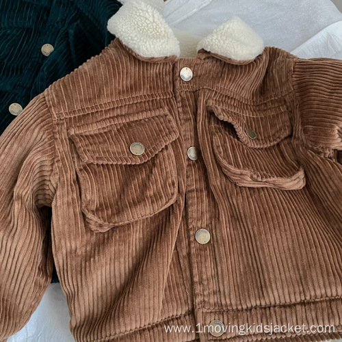 Children's Corduroy Fleece Jacket